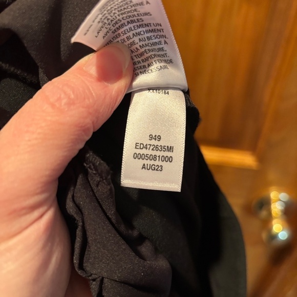 Nordstrom Open Edit High Waist Wide Leg Trousers in Black XS - Picture 6 of 6